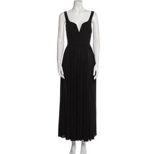 La Ligne V-neck Black Dress